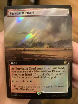 Furycalm Snarl | SURGE EXTENDED ART FOIL | Doctor Who - Magic the Gathering - Image 1