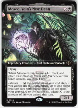 Moseo Vein's New Dean Extended Art 326 Secrets of Strixhaven Magic the Gathering - Image 1