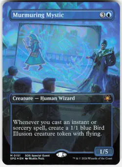 Murmuring Mystic Borderless Foil 151 Special Guests Magic the Gathering - Image 1