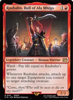 Raubahn Bull of Ala Mhigo 151 Final Fantasy Magic the Gathering - Image 1