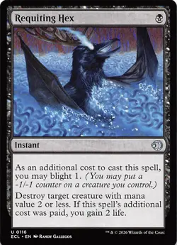 Requiting Hex 116 Lorwyn Eclipsed Magic the Gathering - Image 1