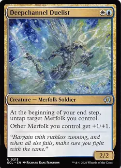 Deepchannel Duelist 213 Lorwyn Eclipsed Magic the Gathering - Image 1