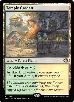 Temple Garden 268 Lorwyn Eclipsed Magic the Gathering - Image 1