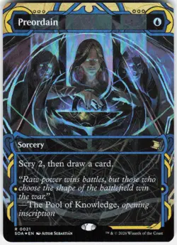Preordain Foil 21 Secrets of Strixhaven: Mystical Archive Magic the Gathering - Image 1