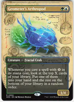 Geometer's Arthropod Borderless 300 Secrets of Strixhaven Magic the Gathering - Image 1