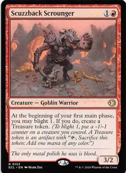 Scuzzback Scrounger 153 Lorwyn Eclipsed Magic the Gathering - Image 1