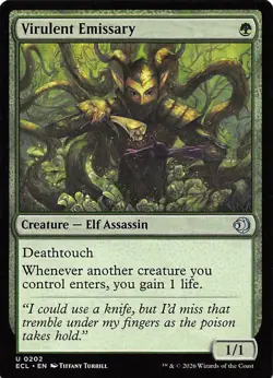 Virulent Emissary 202 Lorwyn Eclipsed Magic the Gathering - Image 1