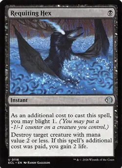 Requiting Hex 116 Lorwyn Eclipsed Magic the Gathering - Image 1