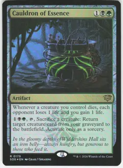 Cauldron of Essence Foil 179 Secrets of Strixhaven Magic the Gathering - Image 1