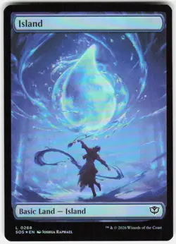 Island Foil 268 Secrets of Strixhaven Magic the Gathering - Image 1