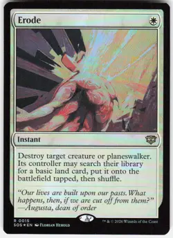 Erode Foil 15 Secrets of Strixhaven Magic the Gathering - Image 1