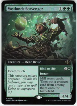 Vastlands Scavenger Extended Art Foil 342 Secrets of Strixhaven MTG - Image 1
