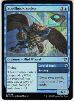Spellbook Seeker Foil 68 Secrets of Strixhaven Magic the Gathering - Image 1