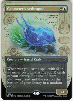 Geometer's Arthropod Borderless Foil 300 Secrets of Strixhaven MTG - Image 1