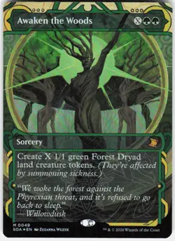 Awaken the Woods Foil 49 Secrets of Strixhaven Magic the Gathering - Image 1