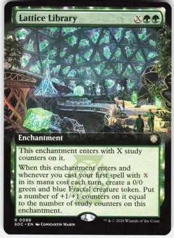 Lattice Library Extended Art 88 Secrets of Strixhaven Magic the Gathering - Image 1