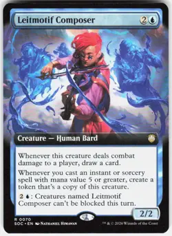 Leitmotif Composer Extended Art 70 Secrets of Strixhaven Magic the Gathering - Image 1