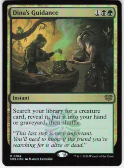 Dina's Guidance Foil 184 Secrets of Strixhaven Magic the Gathering - Image 1