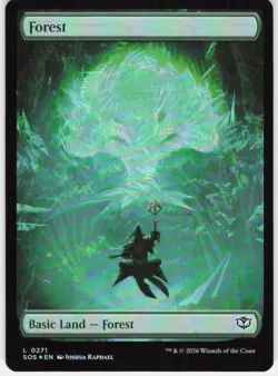 Forest Foil 271 Secrets of Strixhaven Magic the Gathering - Image 1
