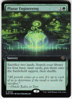 Planar Engineering Extended Art Foil 340 Secrets of Strixhaven MTG - Image 1