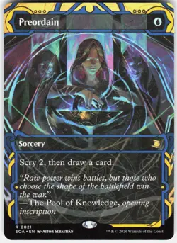 Preordain 21 Secrets of Strixhaven: Mystical Archive Magic the Gathering - Image 1