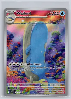 Wailord 162/159 Illustration Rare Journey Together Pokemon Near Mint - Image 1