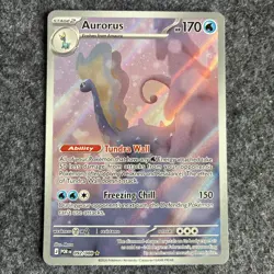 Aurorus 092/088 Illustration Rare Full Art Pokemon Card Perfect Order English - Image 1