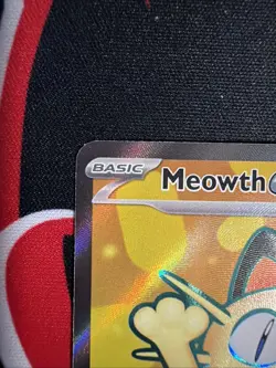 Pokemon TCG Meowth ex 107/088 Full Art Ultra Rare - Perfect Order - Image 2
