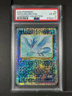 Articuno Reverse Foil #2 2002 Pokemon Legendary PSA 6 250001 - Image 1