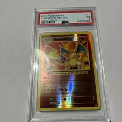 2016 Pokemon Xy Charizard REV. Foil Evolutions #11 Psa 7 NM - Image 1
