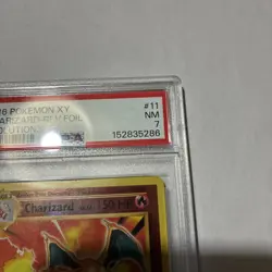 2016 Pokemon Xy Charizard REV. Foil Evolutions #11 Psa 7 NM - Image 4