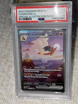 2023 POKEMON MEW EN #199 CHARIZARD ex GEM MT SPECIAL ILLUSTRATION RARE PSA 10 - Image 2