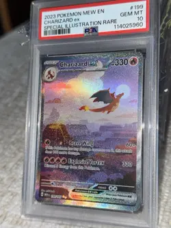 2023 POKEMON MEW EN #199 CHARIZARD ex GEM MT SPECIAL ILLUSTRATION RARE PSA 10 - Image 5