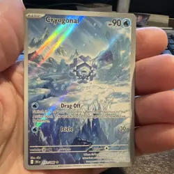 Cryogonal Illustration Rare Holo 111/086 Sv: Black Bolt Pokemon TCG English 2025 - Image 1