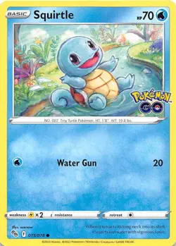 Squirtle 015/078 Pokemon GO Pokemon - Image 1