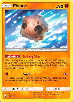 Minior 83/168 SM Celestial Storm Pokemon - Image 1