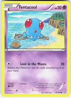 Tentacool 70/160 XY Primal Clash Pokemon - Image 1