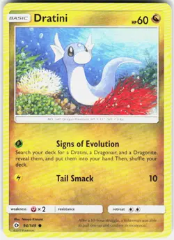 Dratini 94/149 SM Base Set Pokemon - Image 1