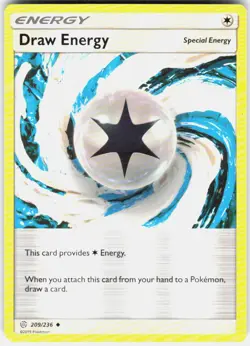 Draw Energy 209/236 SM Cosmic Eclipse Pokemon - Image 1