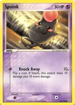 Spoink 65/106 Emerald Pokemon - Image 1