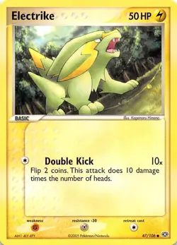 Electrike 47/106 Emerald Pokemon - Image 1
