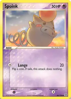 Spoink 66/106 Emerald Pokemon - Image 1