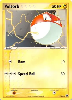 Voltorb 71/106 Emerald Pokemon - Image 1
