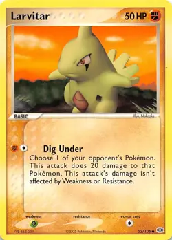 Larvitar 52/106 Emerald Pokemon - Image 1