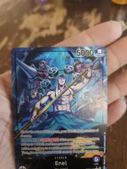 One Piece ENEL Leader OP15-058 Alt Art Adventure on Kami's Island English - Image 2