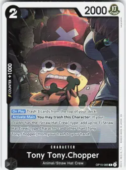 Tony Tony.Chopper Foil OP15-085 Adventure on Kami's Island One Piece - Image 1