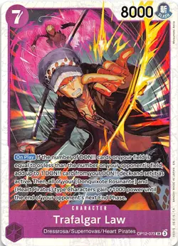 Trafalgar Law (073) Foil OP12-073 Legacy of the Master One Piece - Image 1