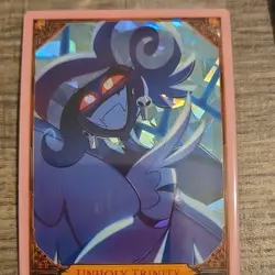 Glow Cards Hazbin Hotel Unholy Trinity Promo Non-Sport Trading Cards 2 Card Lot - Image 3