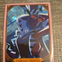Glow Cards Hazbin Hotel Unholy Trinity Promo Non-Sport Trading Cards 2 Card Lot - Image 4