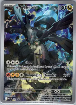 N's Zekrom - 031 ME: Mega Evolution Promo - Pokemon Card - NM - Image 1